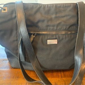 Vintage Gucci Black Tote‎ Bag, Unique Piece